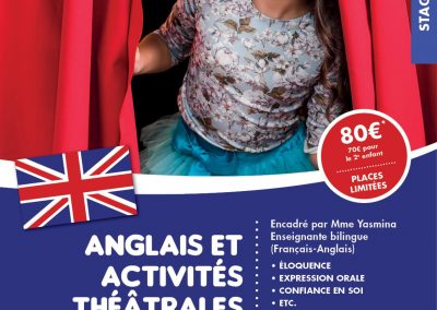 Anglais et activités théâtrales en français