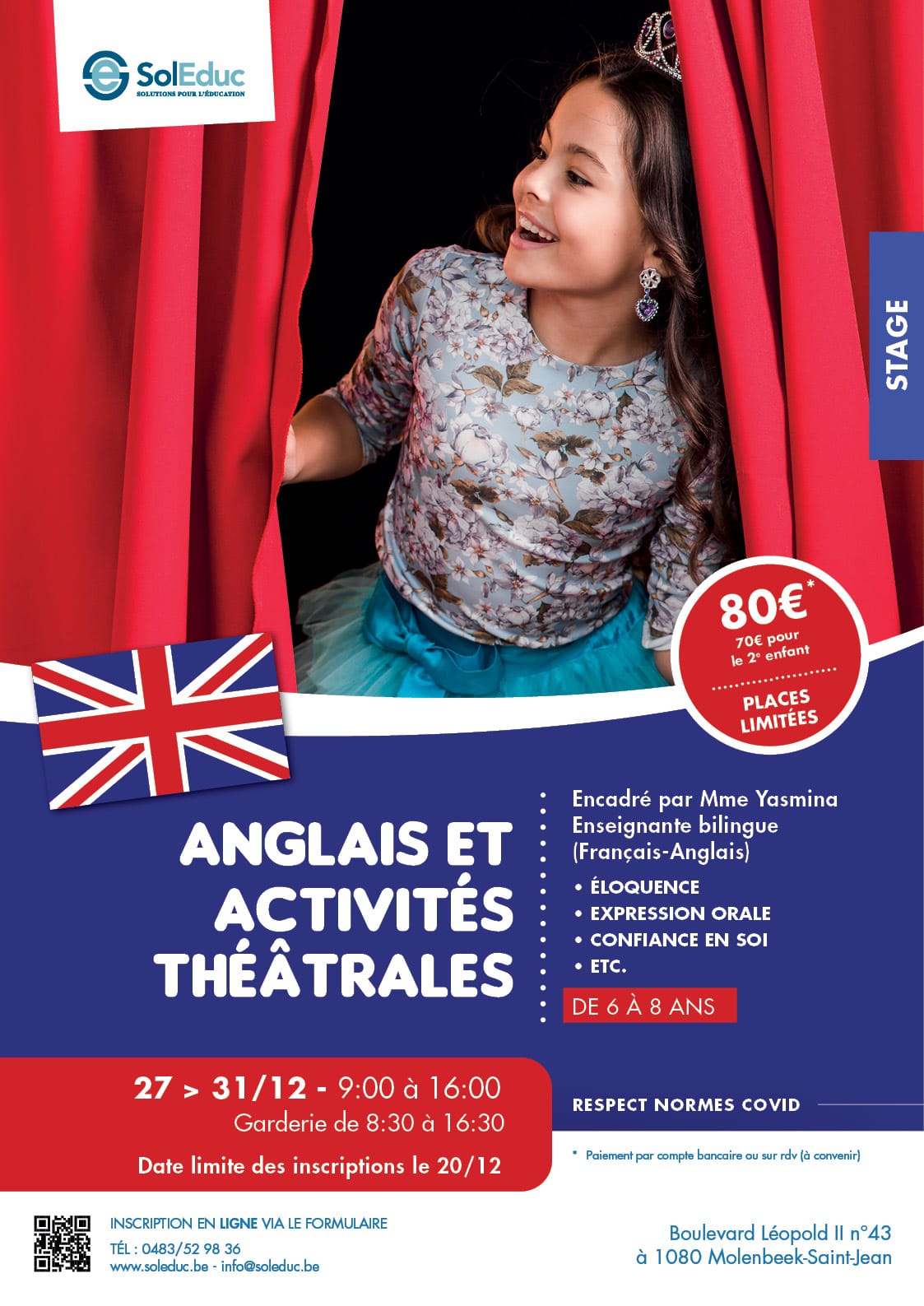 affiche stage décembre anglais affiche stage décembre anglais