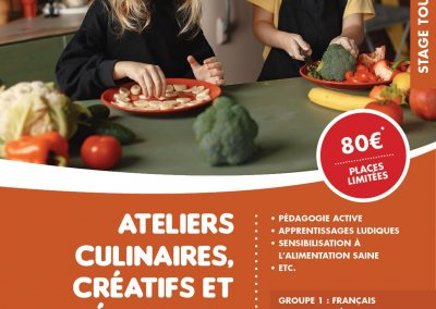 Stage de vacances pour enfants Toussaint 2022