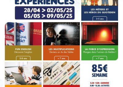 Stage de Pâques 2025