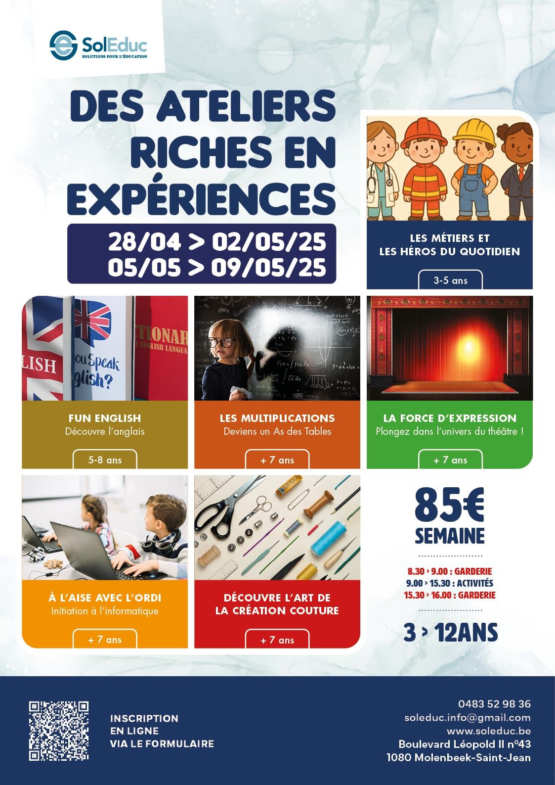 Stage de pâques 2025 Stage de pâques 2025
